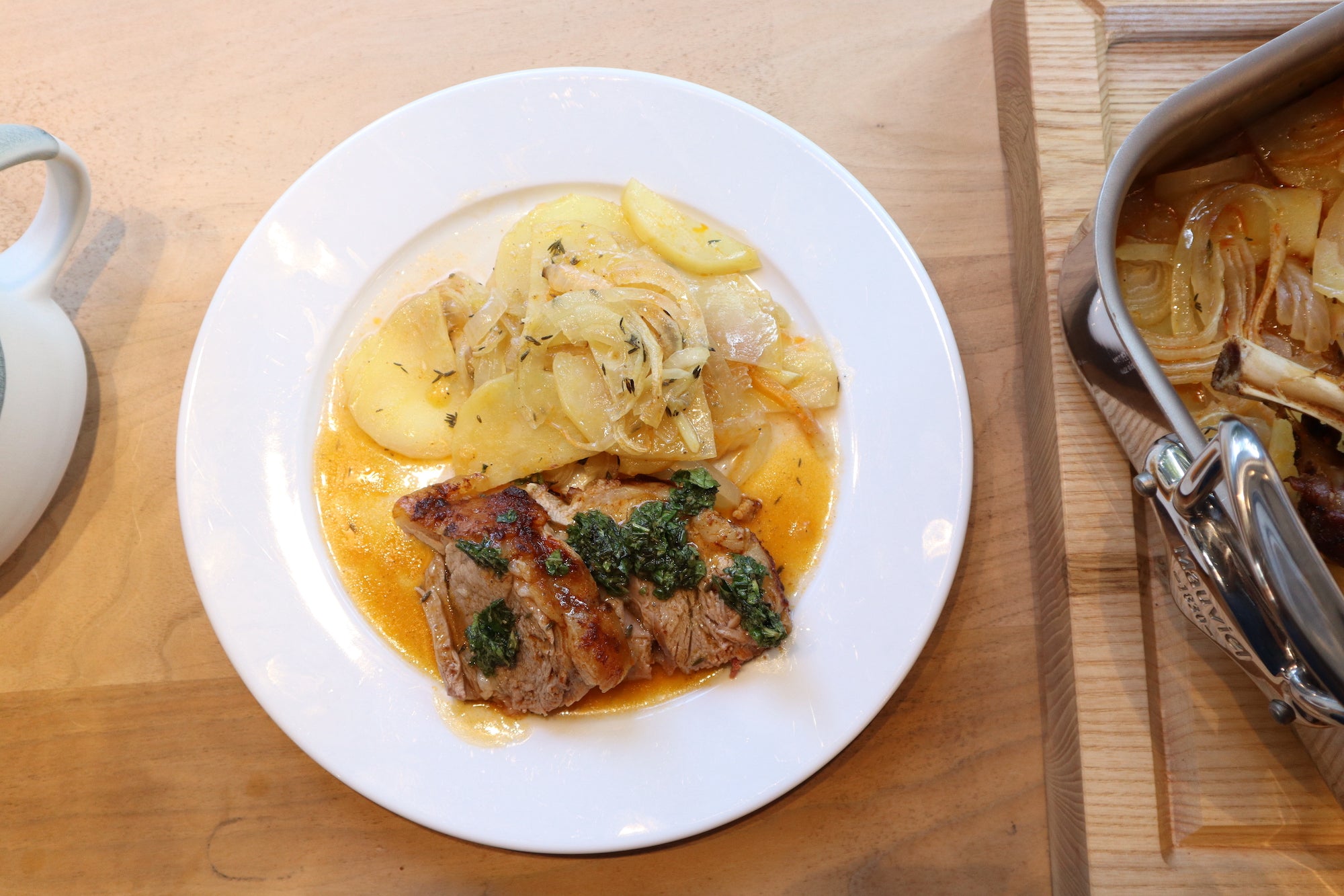 Lamb Shoulder & Potatoes Boulangère Recipe Borough Kitchen