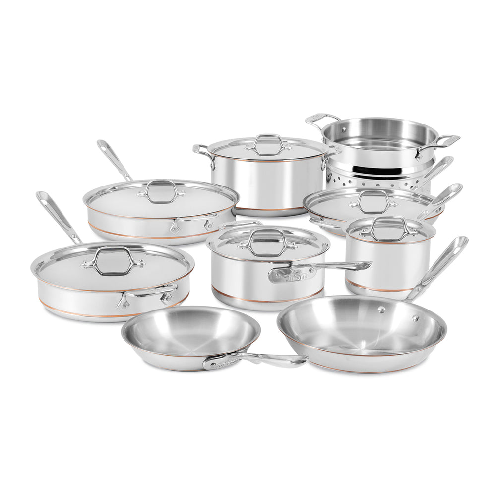 All-Clad Copper Core 9 Piece Cookware Set