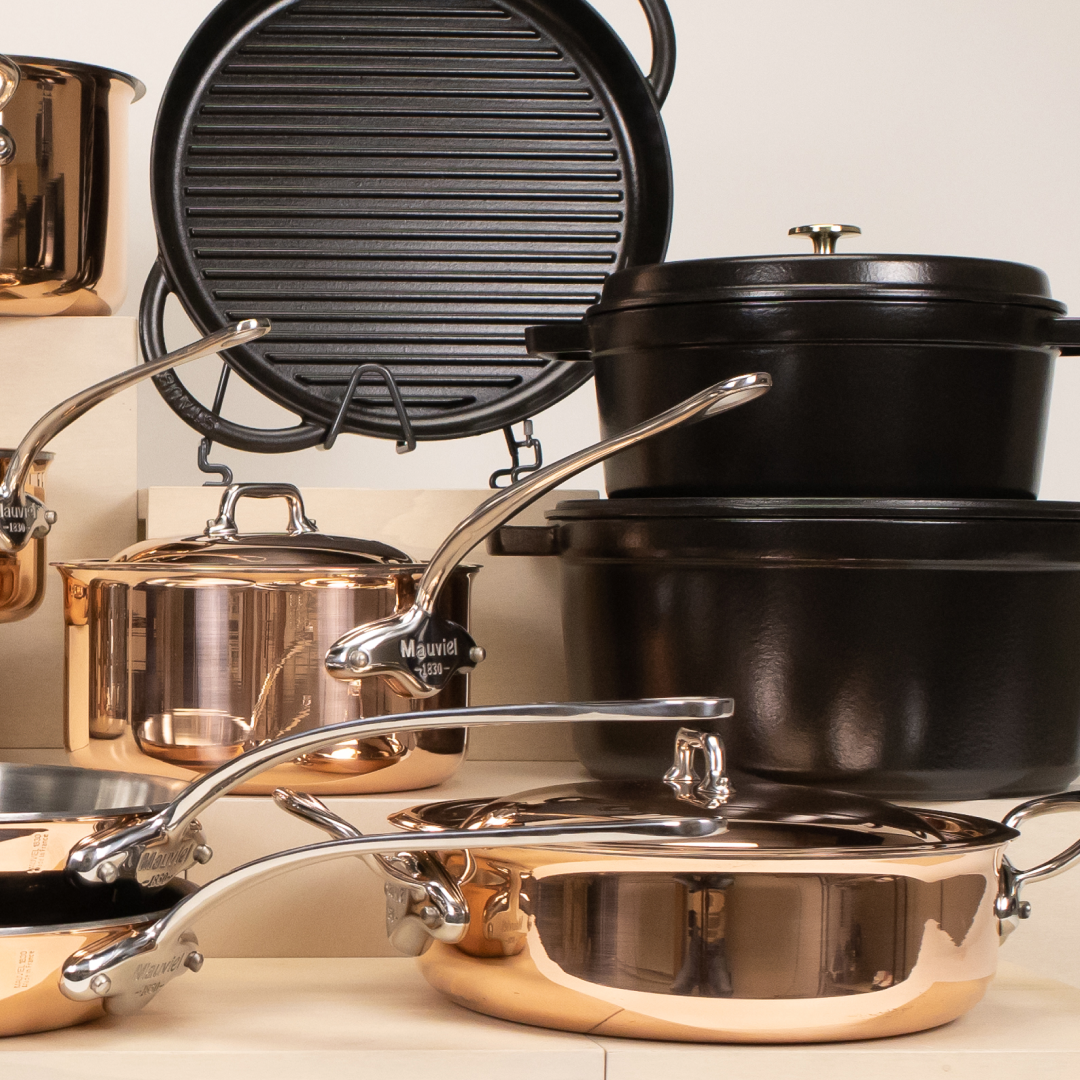 Copper online induction pans