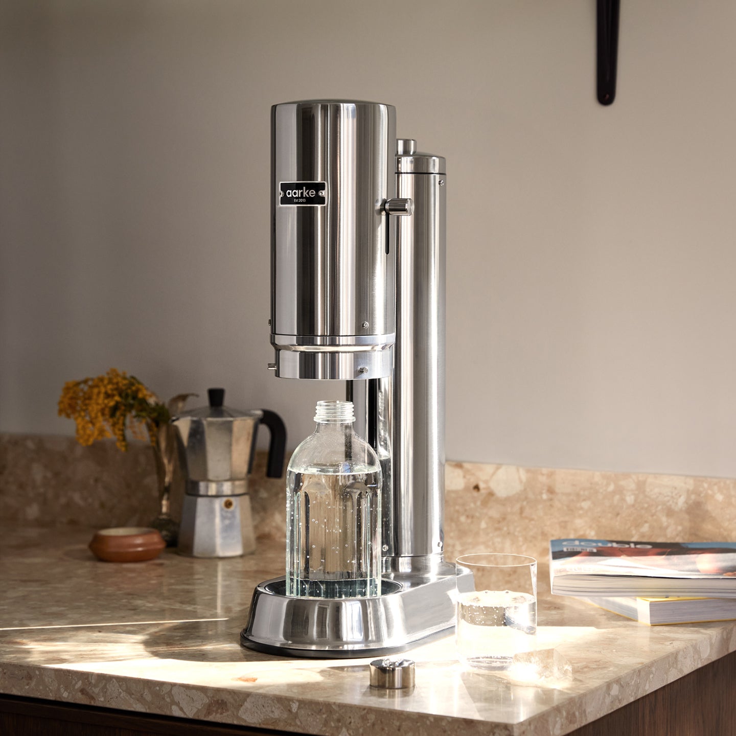 Aarke Carbonator Pro / Polished Steel | Borough Kitchen