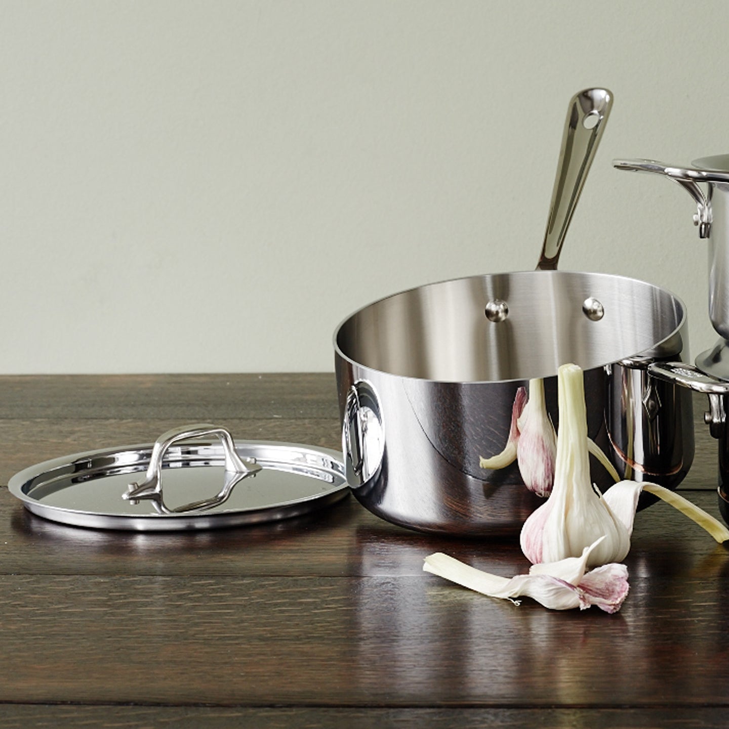 All-Clad D3 TriPly Saucepan with Lid – Borough Kitchen