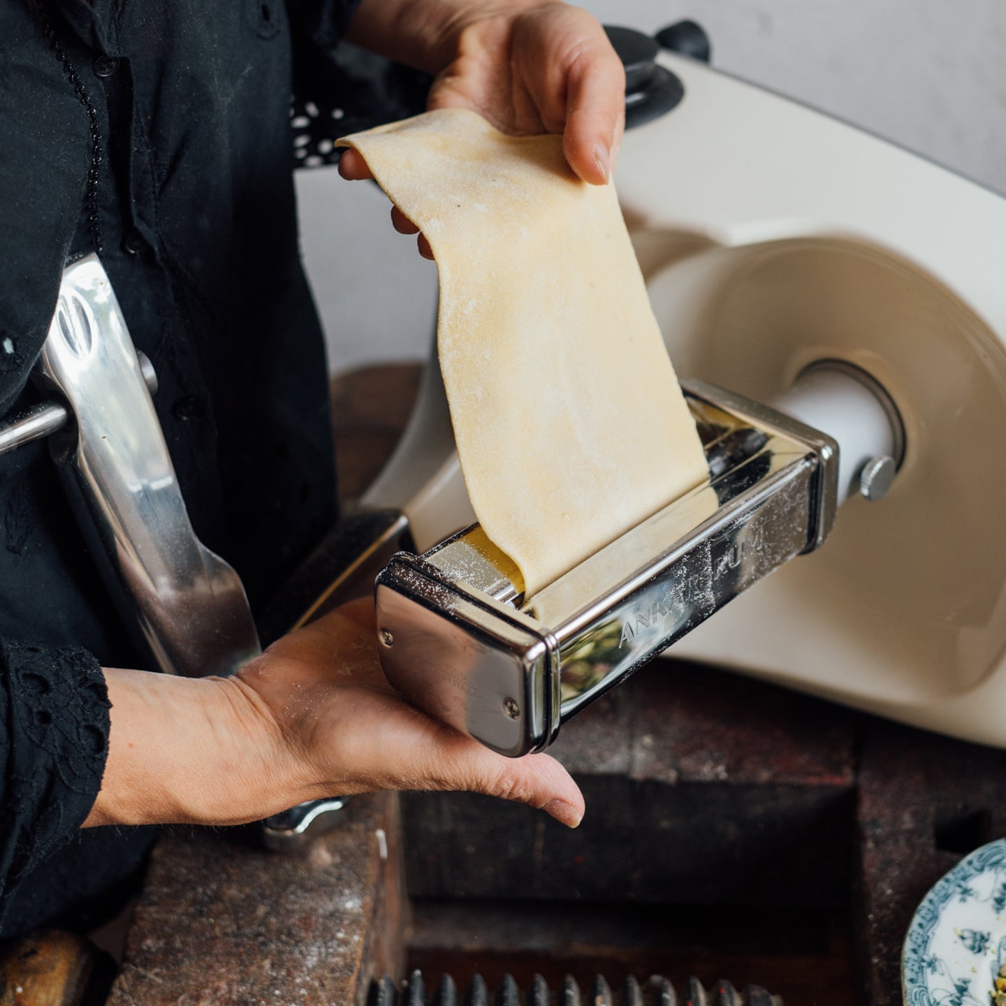 Ankarsrum Assistent Original Pasta Roller and Cutter Kit Borough Kitchen