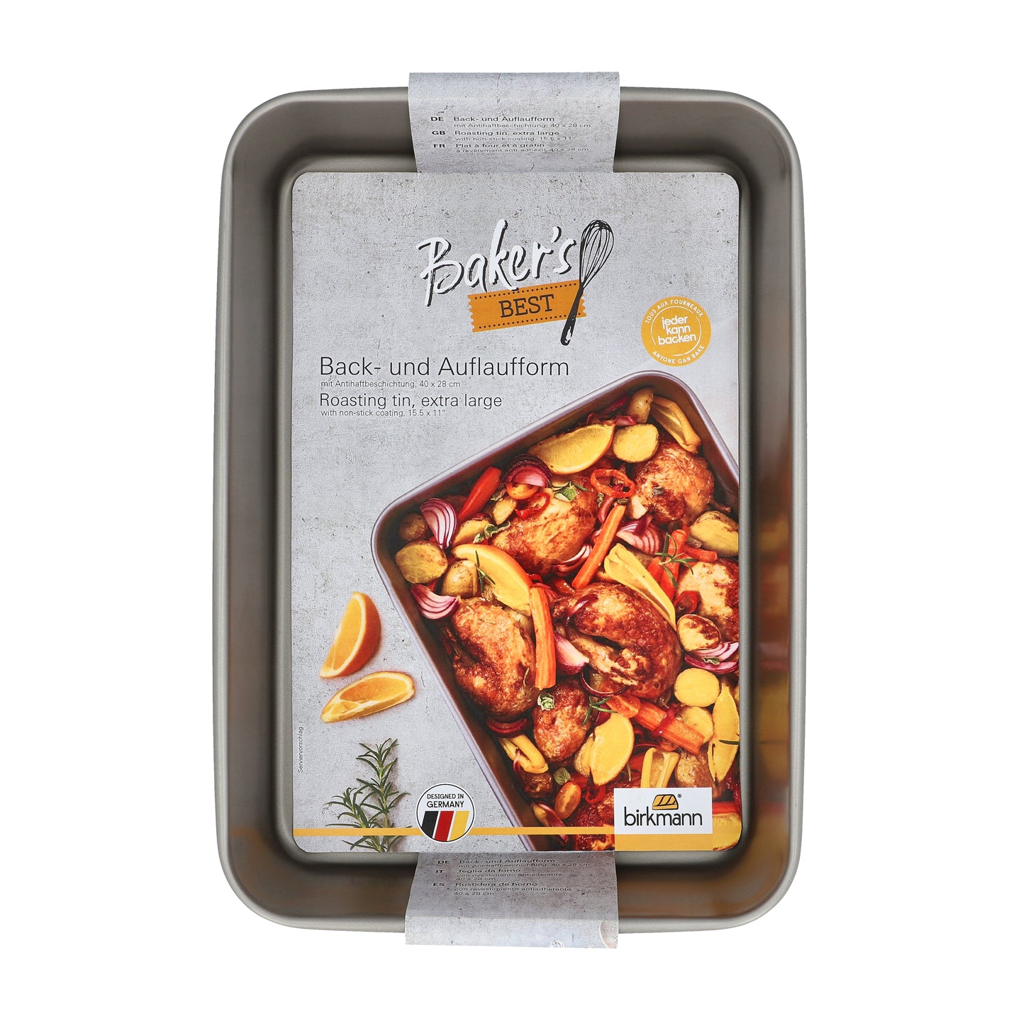 Birkmann Stampo Per Biscotti Quadrato In Lamiera Stagnata, 5 Cm, Utensile Da Forno, Grigio