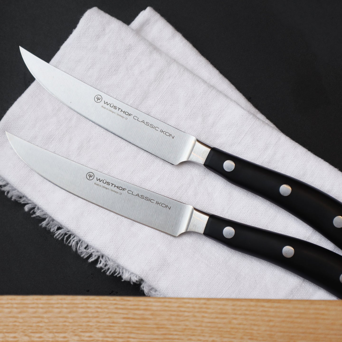Wüsthof Classic Ikon Steak Knives with Box - Set of 4