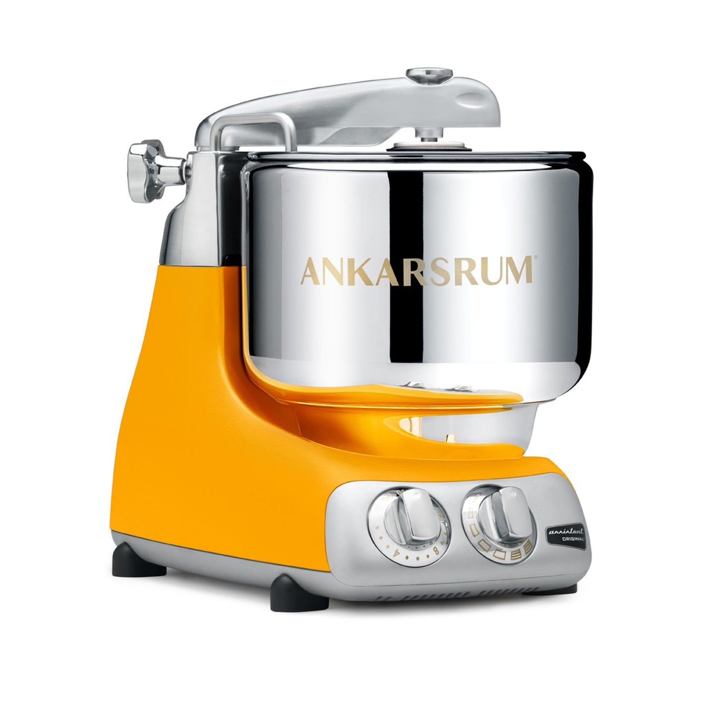 Ankarsrum Assistent Original Food Mixer Sunbeam Yellow Borough Kitchen