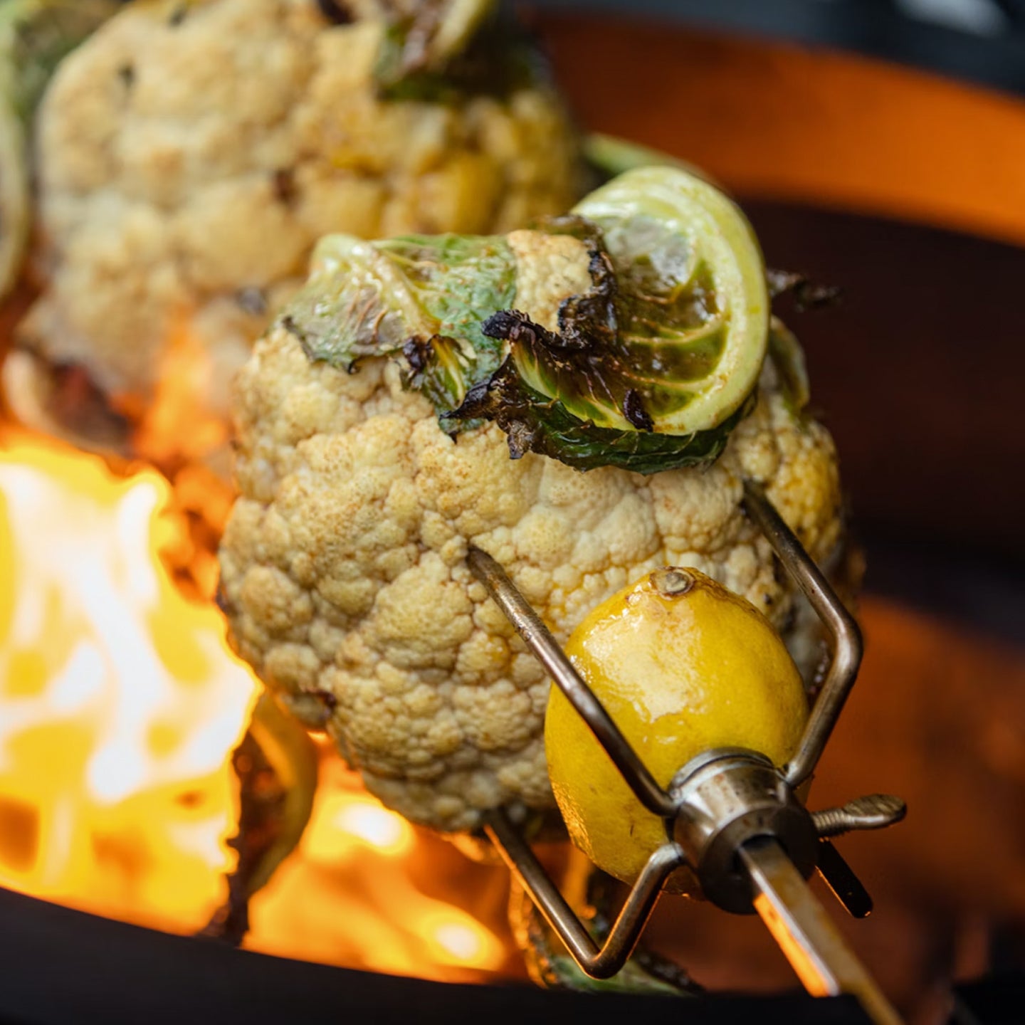 Rotisserie for green egg top