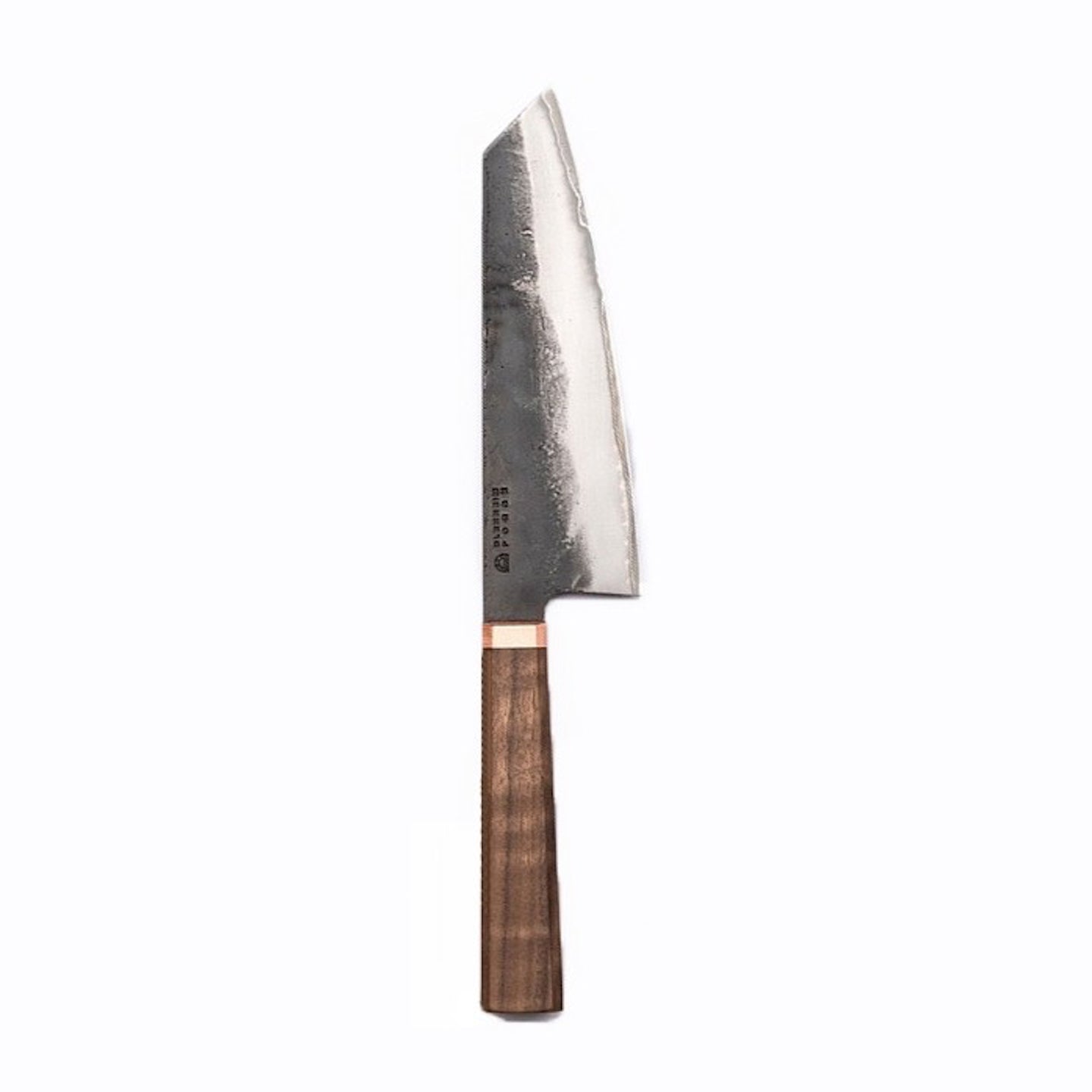 Blenheim Forge 5 Knife, Whetstone and Walnut Block Set