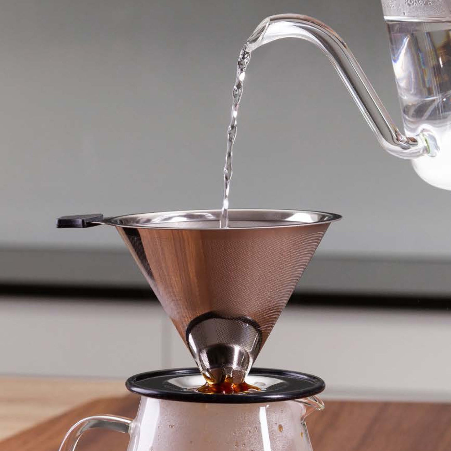 Stainless steel coffee pour over discount