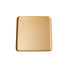 Kaymet Serving Tray Square Gold / 17x17cm