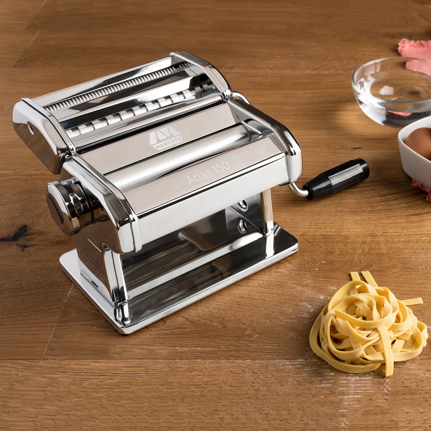 Marcato Pasta Machine - Accessories Compatible (Atlas 150 Design