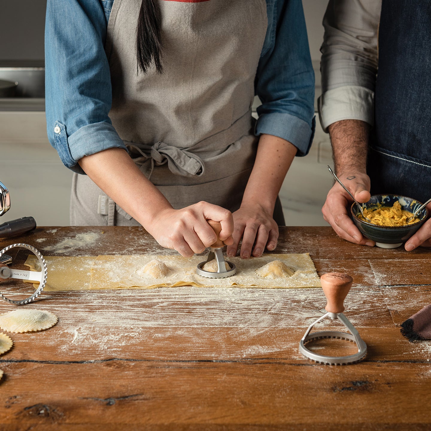 Marcato Basic Ravioli Stamp / Round / 80mm Borough Kitchen