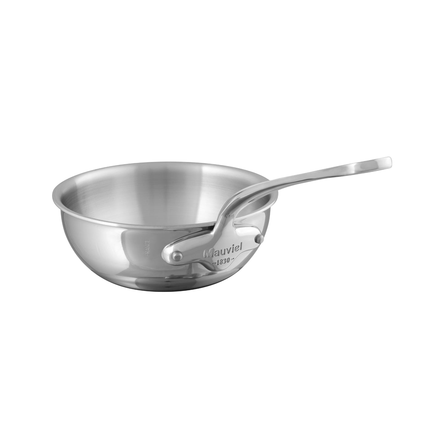 Mauviel M'Cook Curved Splayed Saute Pan | Borough Kitchen