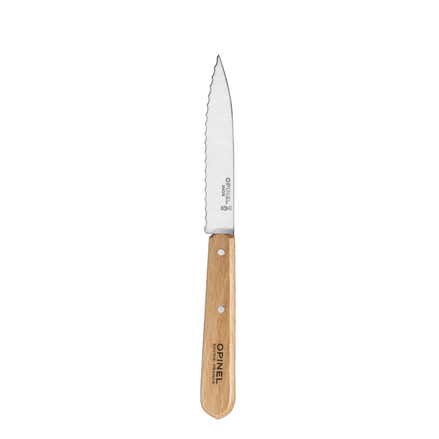 Opinel Wooden Handle Serrated Paring Knife Borough Kitchen