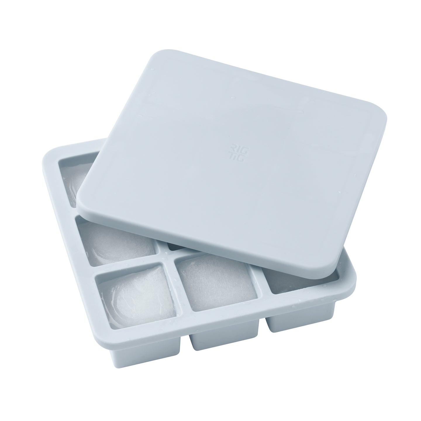 RIG-TIG Freeze-It Ice Cube Tray with Lid / Light Blue