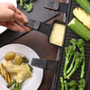 Spring Compact Raclette Grill with Cast Aluminium Plate / Black