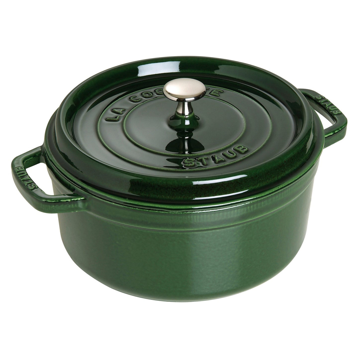Staub Round Cocotte / Basil | Borough Kitchen
