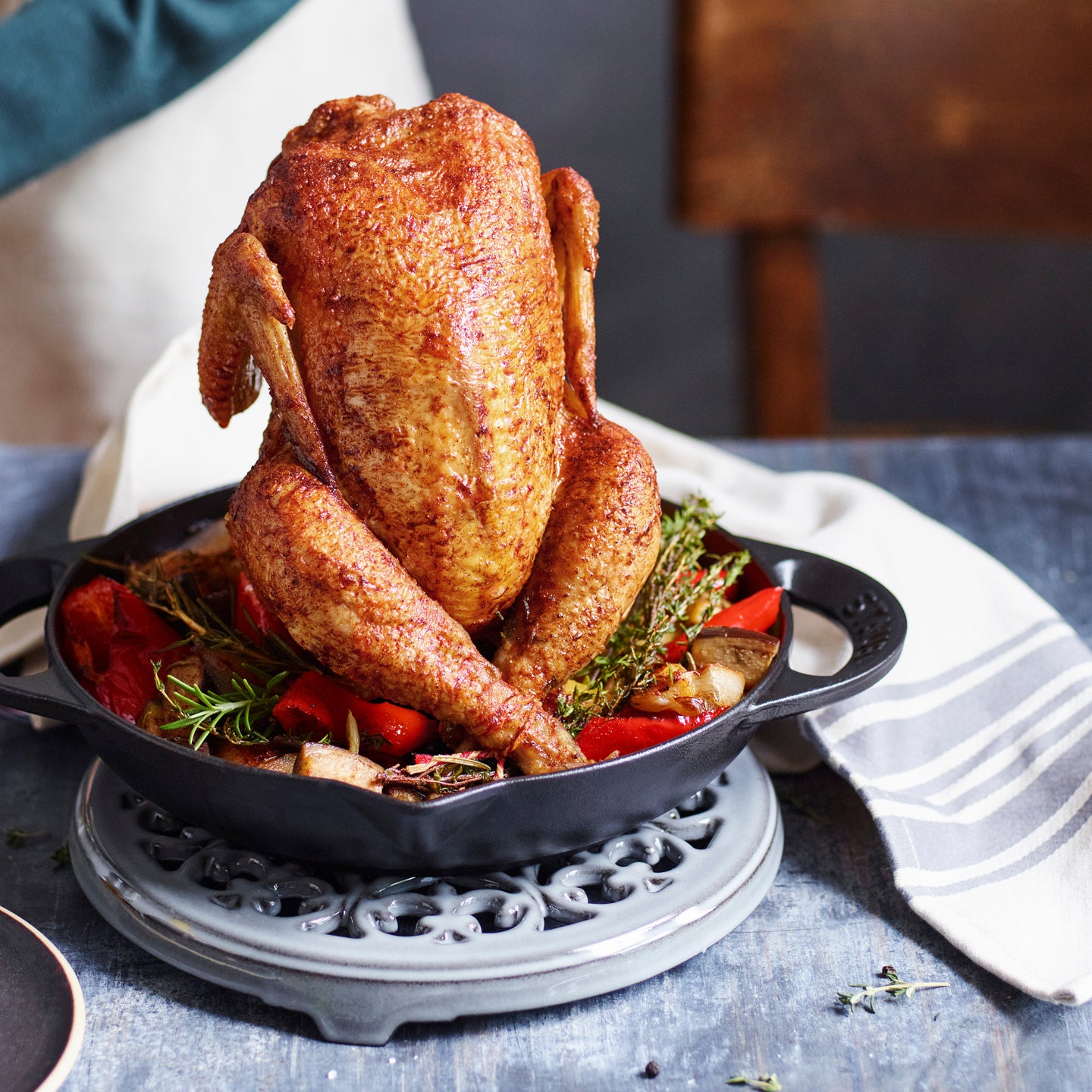 Staub Vertical Chicken Roaster 24cm – Borough Kitchen