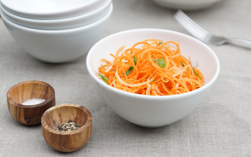 Kelly's Carrot and Apple Spiralized Salad