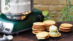 Lemon-Basil & White Chocolate Chip Ice Cream Sandwiches (Vegan & Gluten-Free)