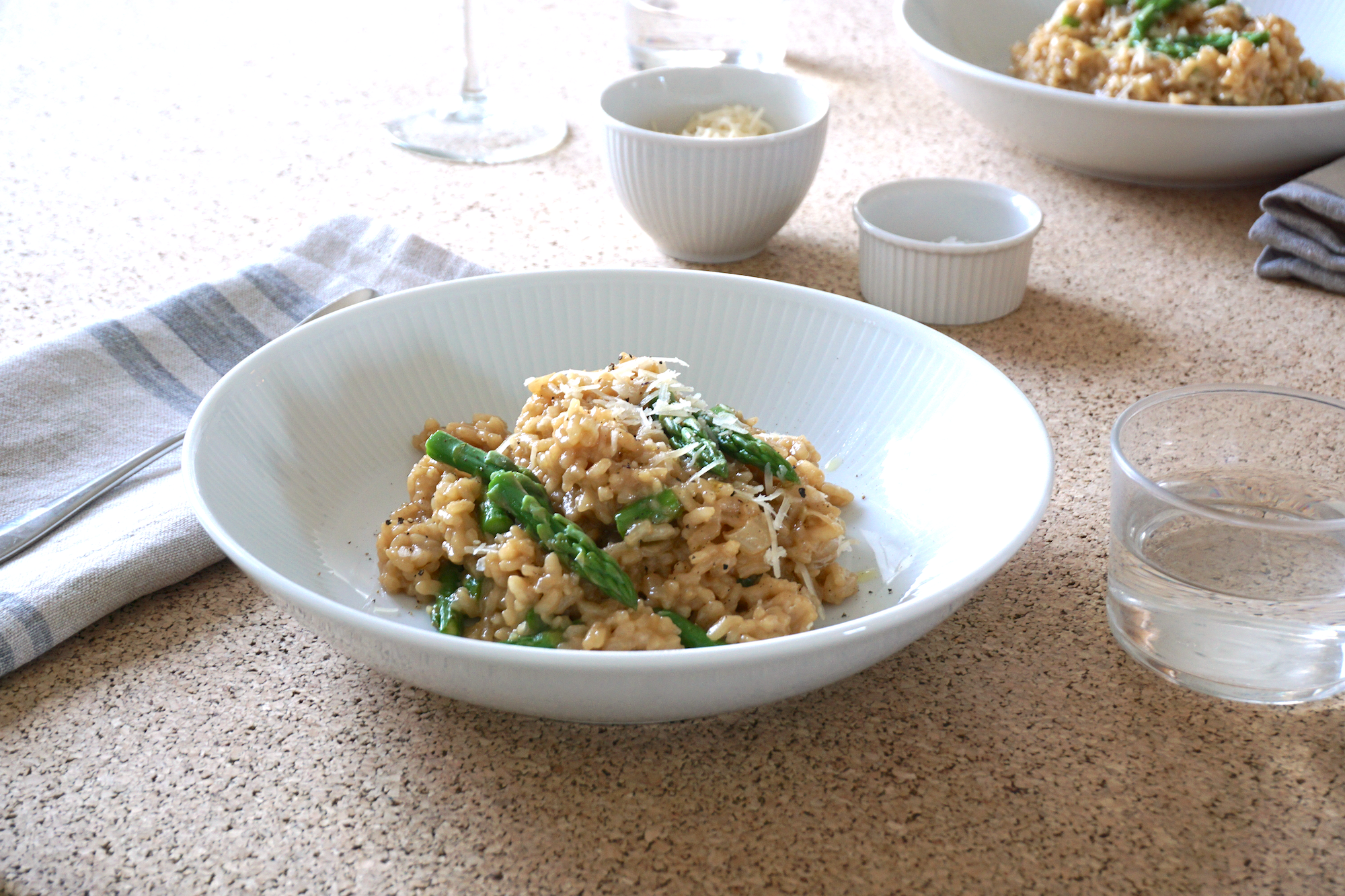 Justin's English Asparagus Risotto (With or Without a Pressure Cooker)