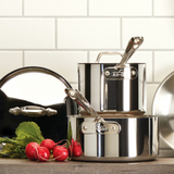 All-Clad d3 / TriPly Deep Saucepan with Lid