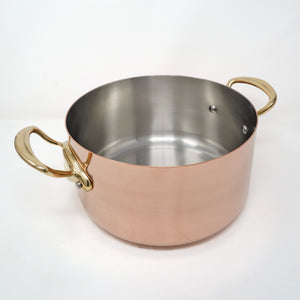 Mauviel M'150B Casserole with Lid / 24cm | Borough Kitchen