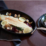 Mauviel M'Stone Oval Frying Pan / 35cm