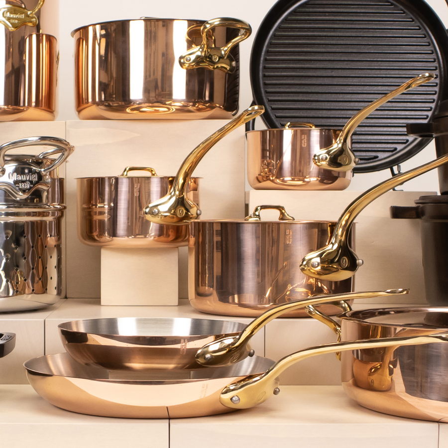 Mauviel M'6s 10-Piece Induction Copper Cookware Set