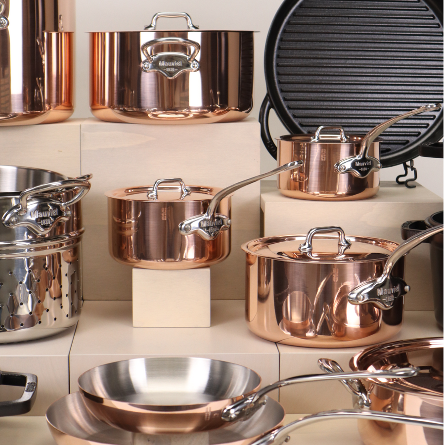 Mauviel M'6S 10 Piece Induction Copper Cookware Set