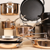 Mauviel M'6S Induction Compatible Copper 6 Piece Cookware Set