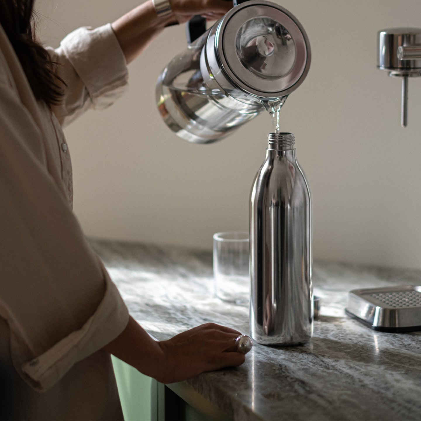 Aarke Carbonator 3 Steel Water Bottle