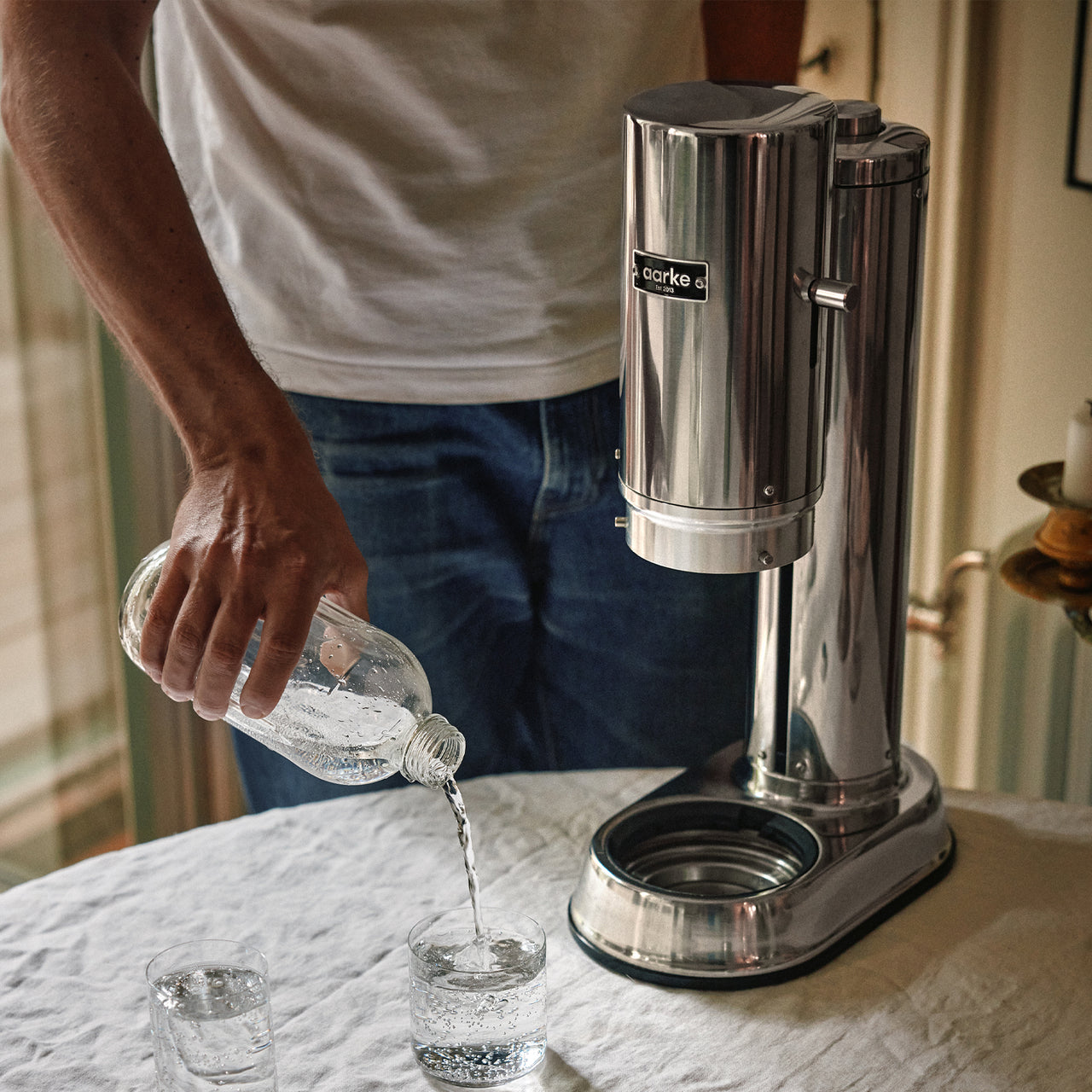 Aarke Carbonator Pro / Polished Steel | Borough Kitchen