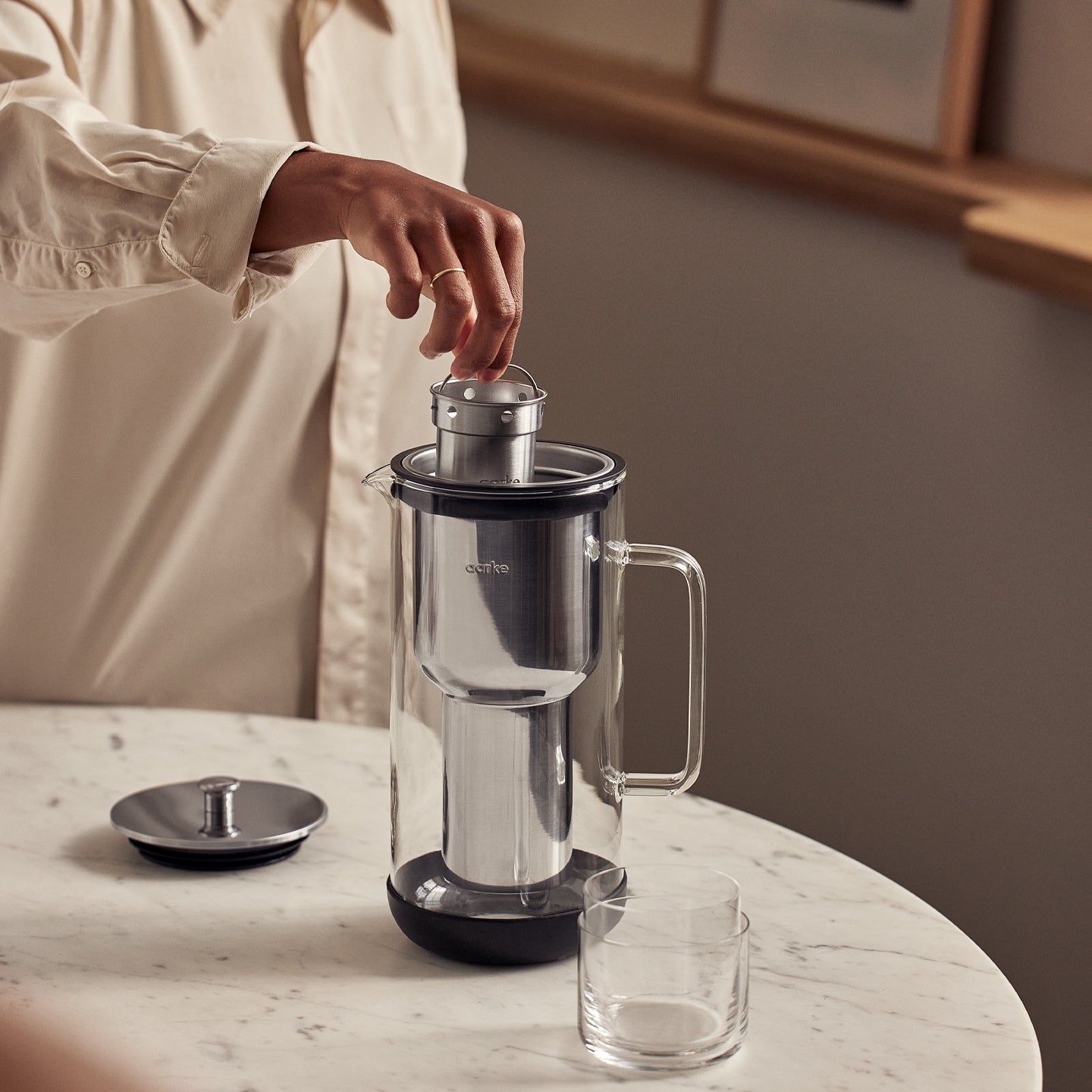Aarke Water Purifier With Glass Jug