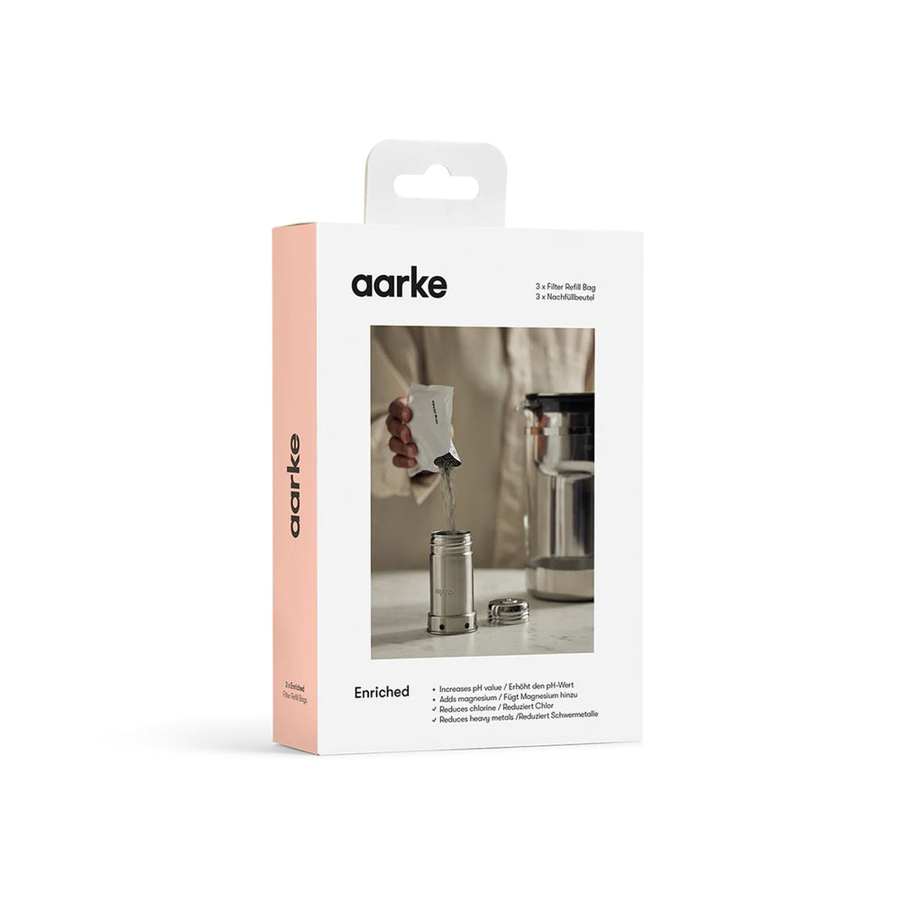 Aarke Purifier Water Filter Granules 3-Pack Refill Bags / Enriched