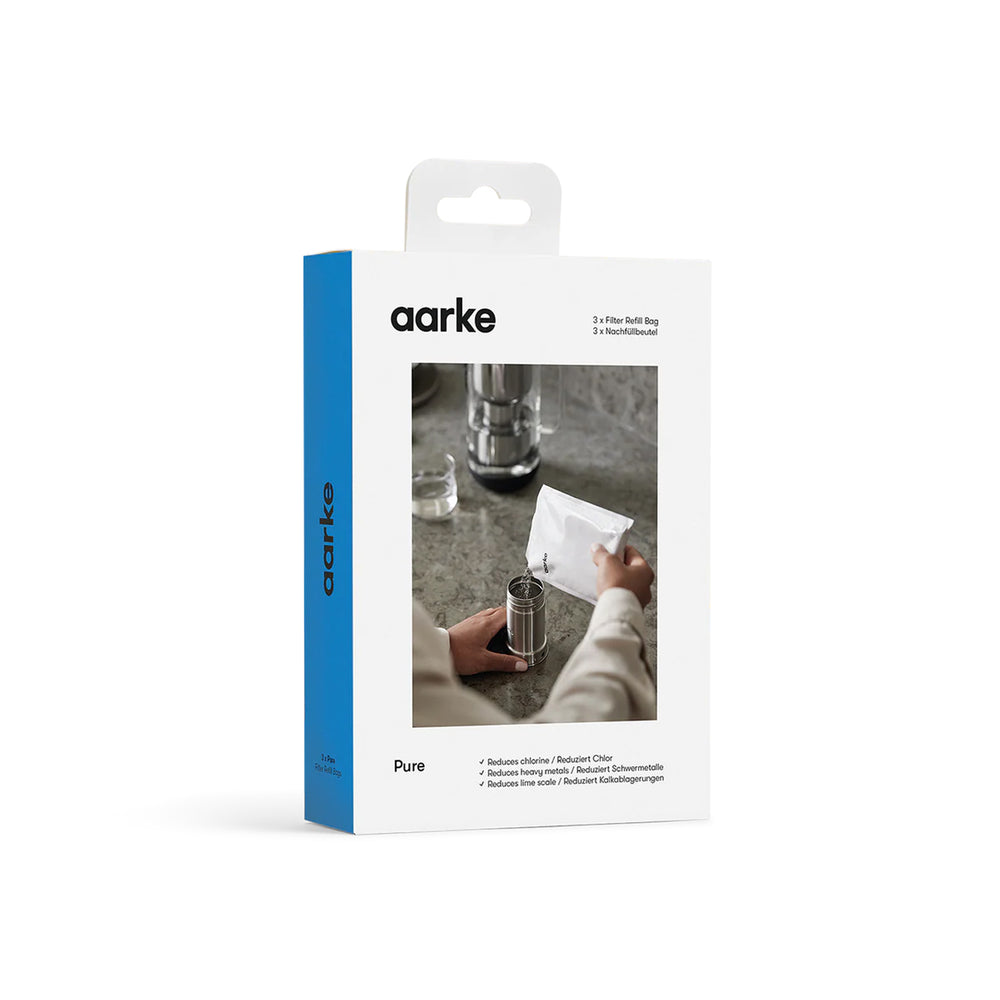 Aarke Purifier Water Filter Granules 3-Pack Refill Bags / Pure