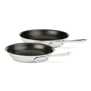 All-Clad D3 / TriPly 2 Piece Non-Stick Frying Pan Set **