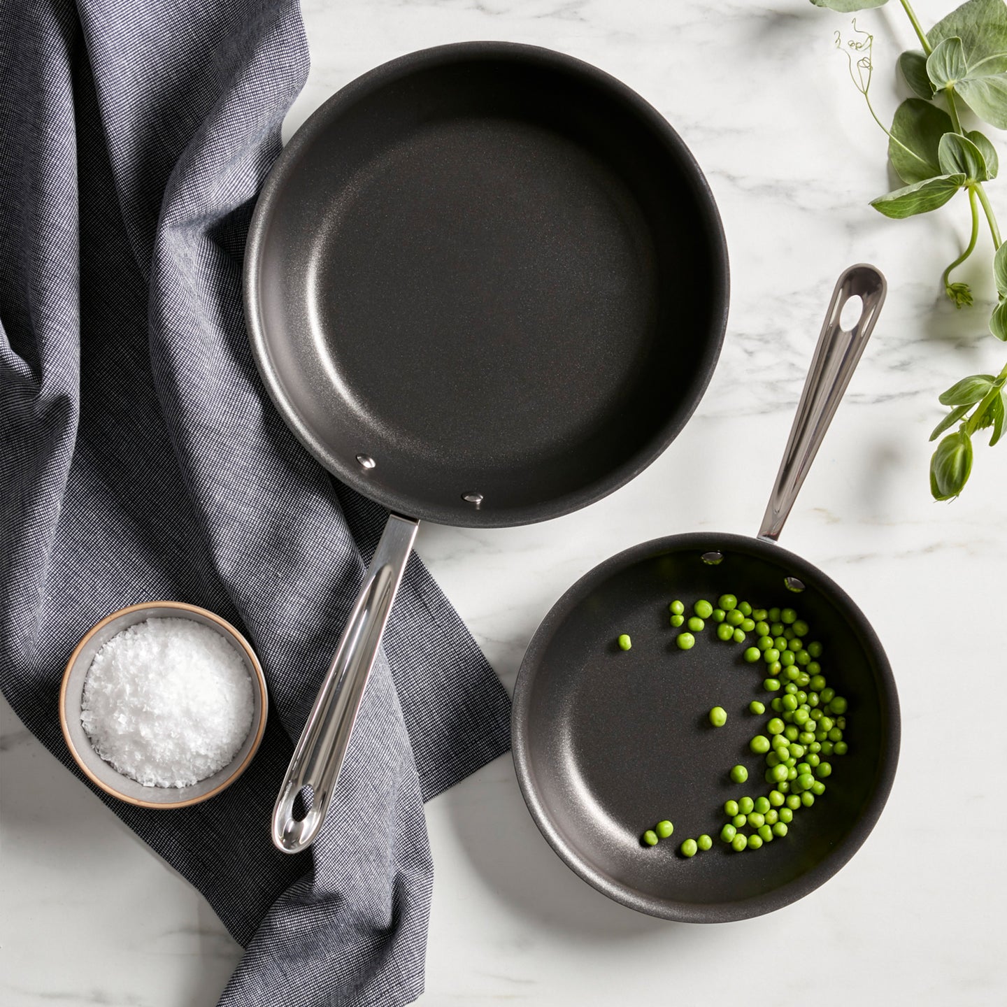 All-Clad D3 / TriPly 2 Piece Non-Stick Frying Pan Set **
