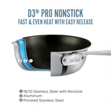 All-Clad D3 / TriPly Non-Stick Frying Pan