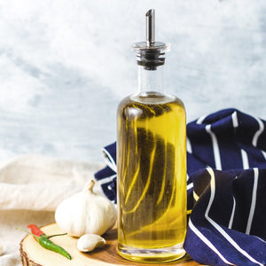 Basic Glass Italian Oil Bottle with Spout