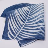 Bertozzi Linen Napkin 45x45cm / Pack of 4 / Palm/Light Blue Base *
