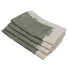 Bertozzi Linen Napkin 45x45cm / Pack of 4 / Oliva/White Border *