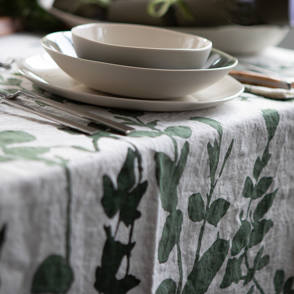 Bertozzi Linen Tablecloth / Giardino