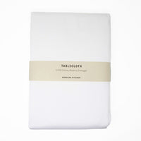 Borough Kitchen Cotton Tablecloth / White