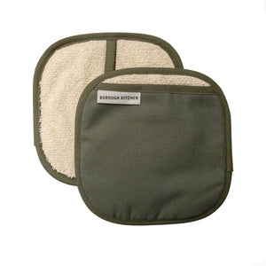 Borough Kitchen Pot Holder / Pack of 2 / Green