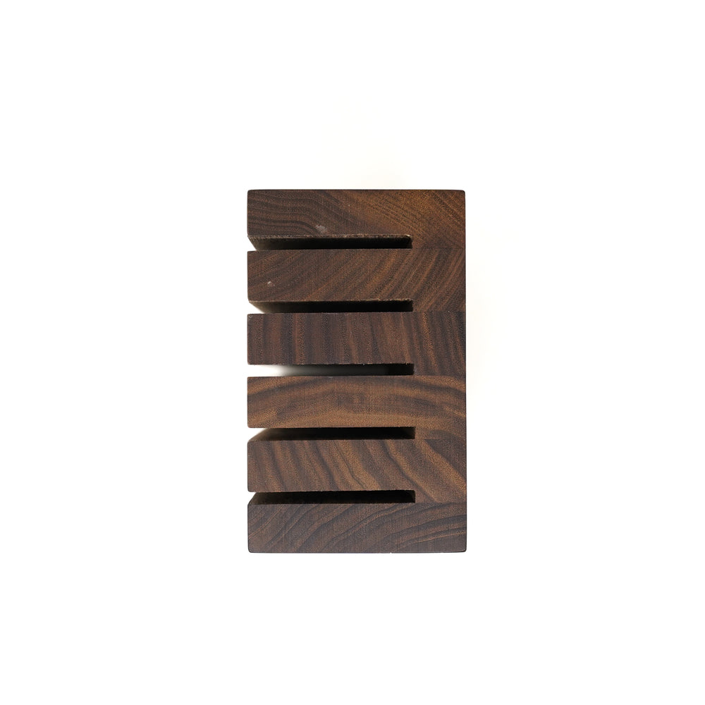 Borough Kitchen 5-Slot Magnetic Knife Block / Walnut