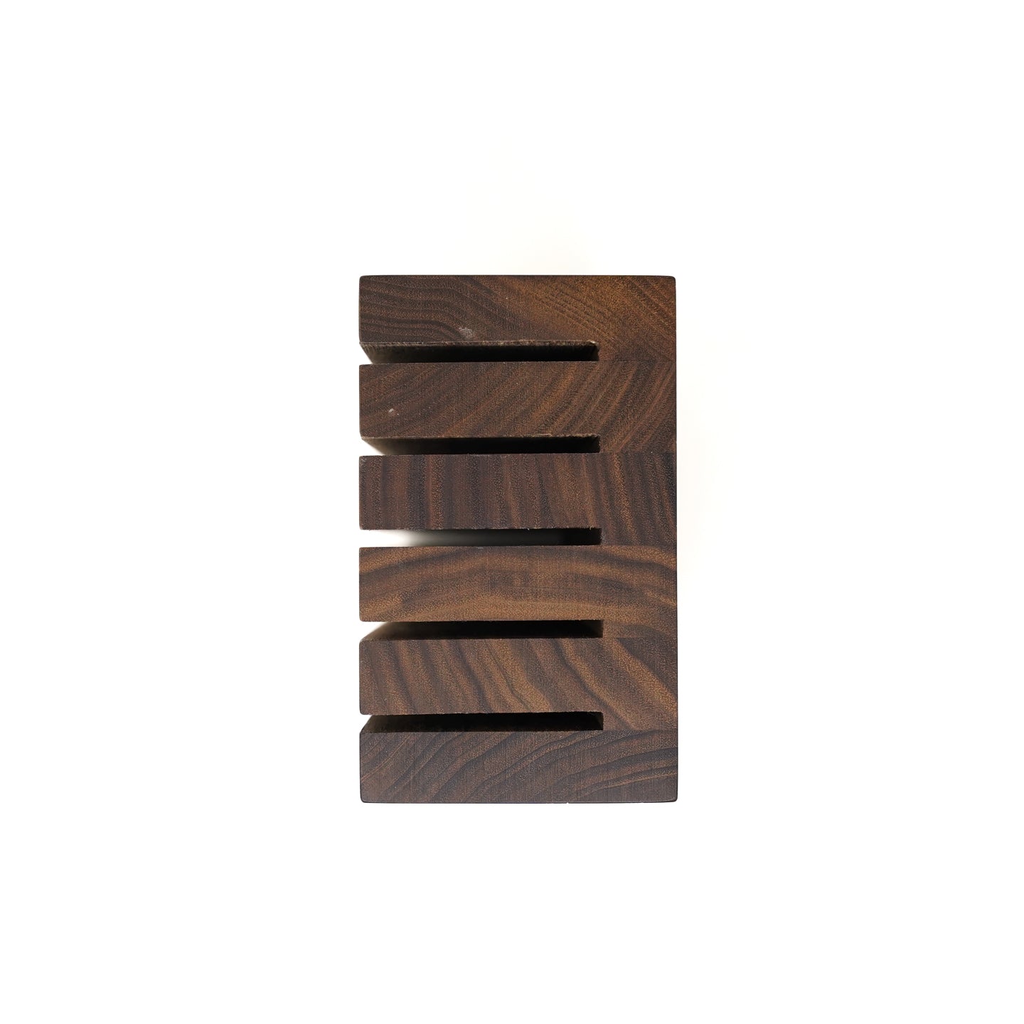 Borough Kitchen 5-Slot Magnetic Knife Block / Walnut
