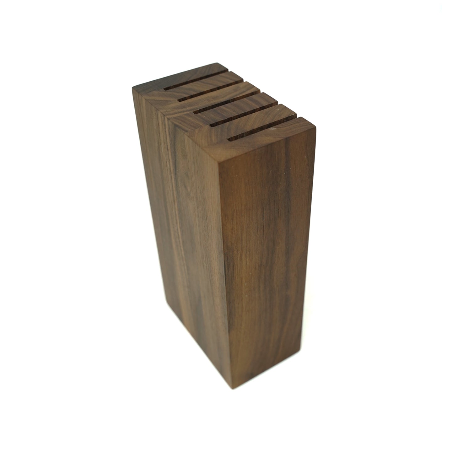 Borough Kitchen 5-Slot Magnetic Knife Block / Walnut