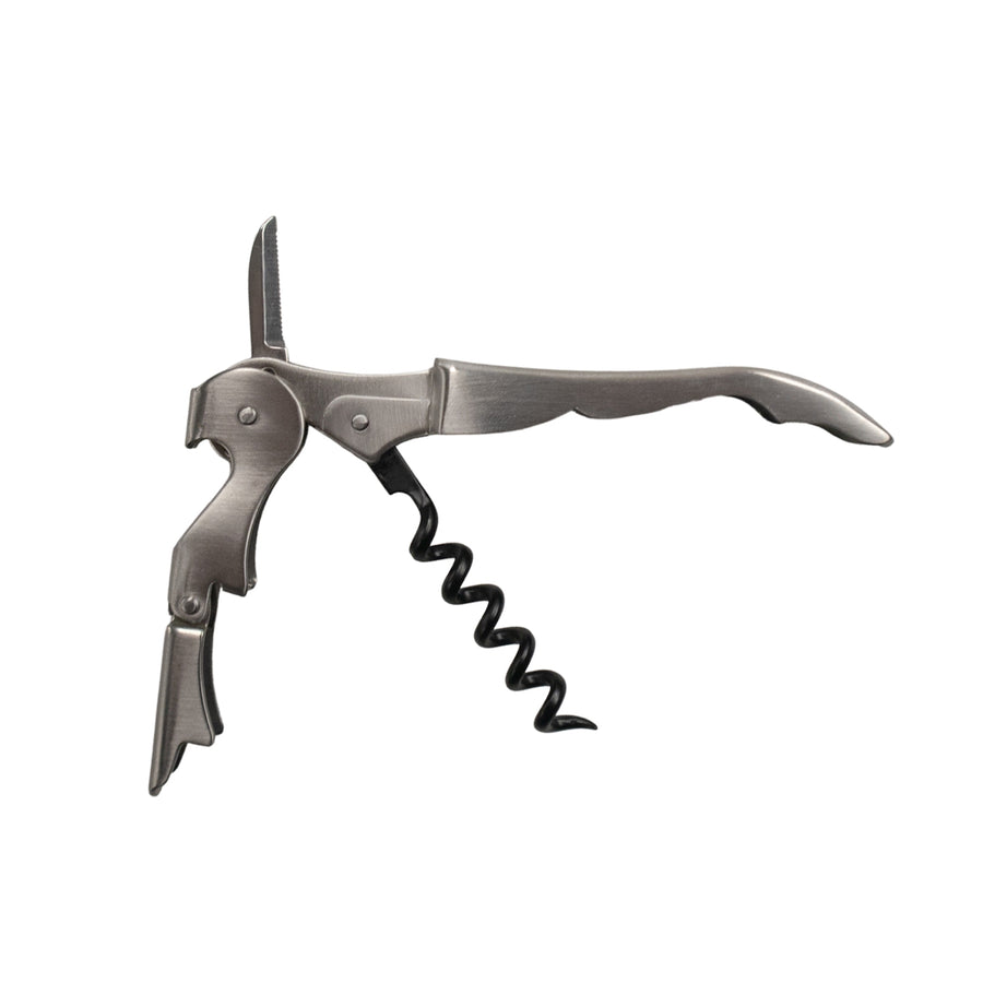 Borough Kitchen Double Lever Corkscrew / Brushed Steel