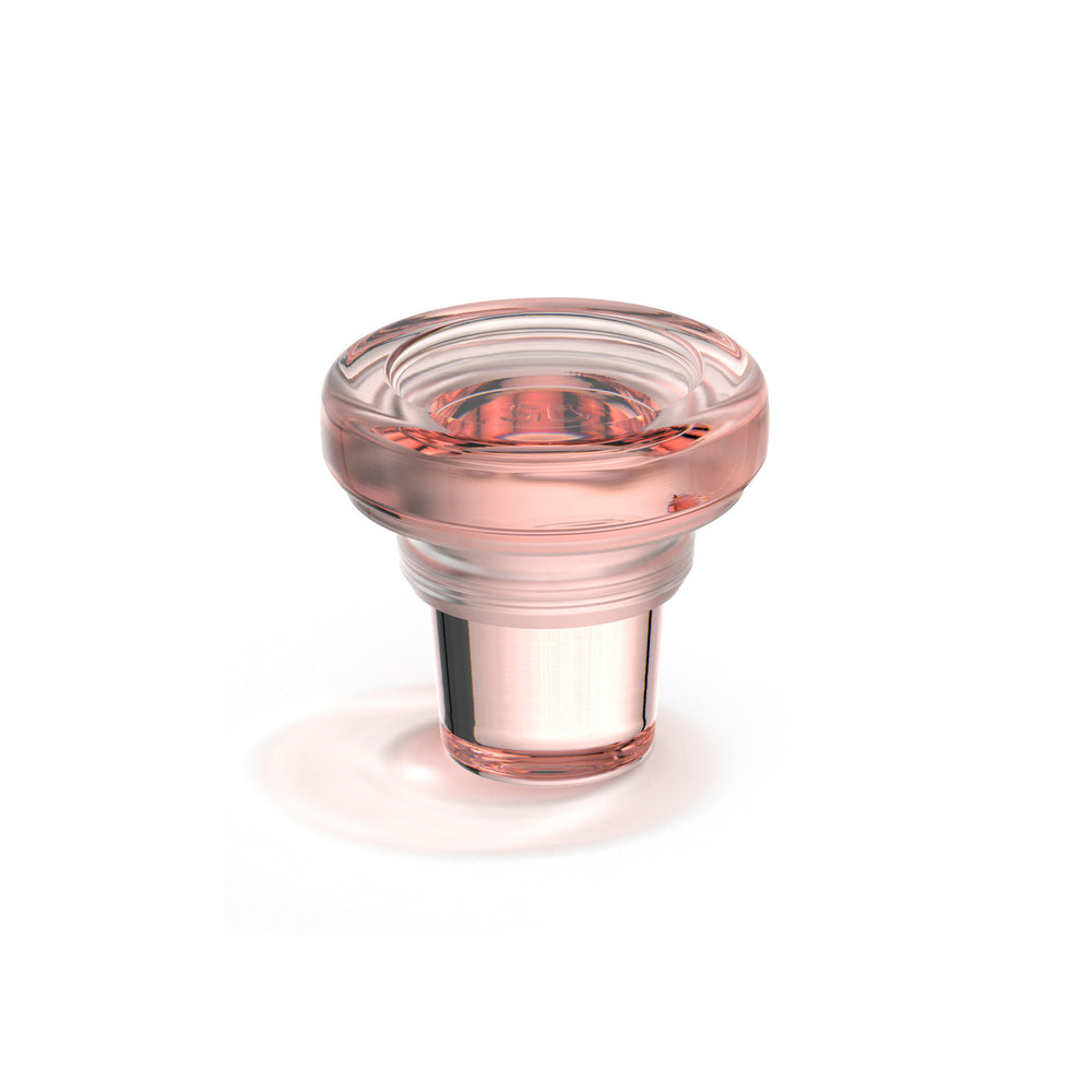 Borough Kitchen Glass Wine Bottle Stopper / Rose