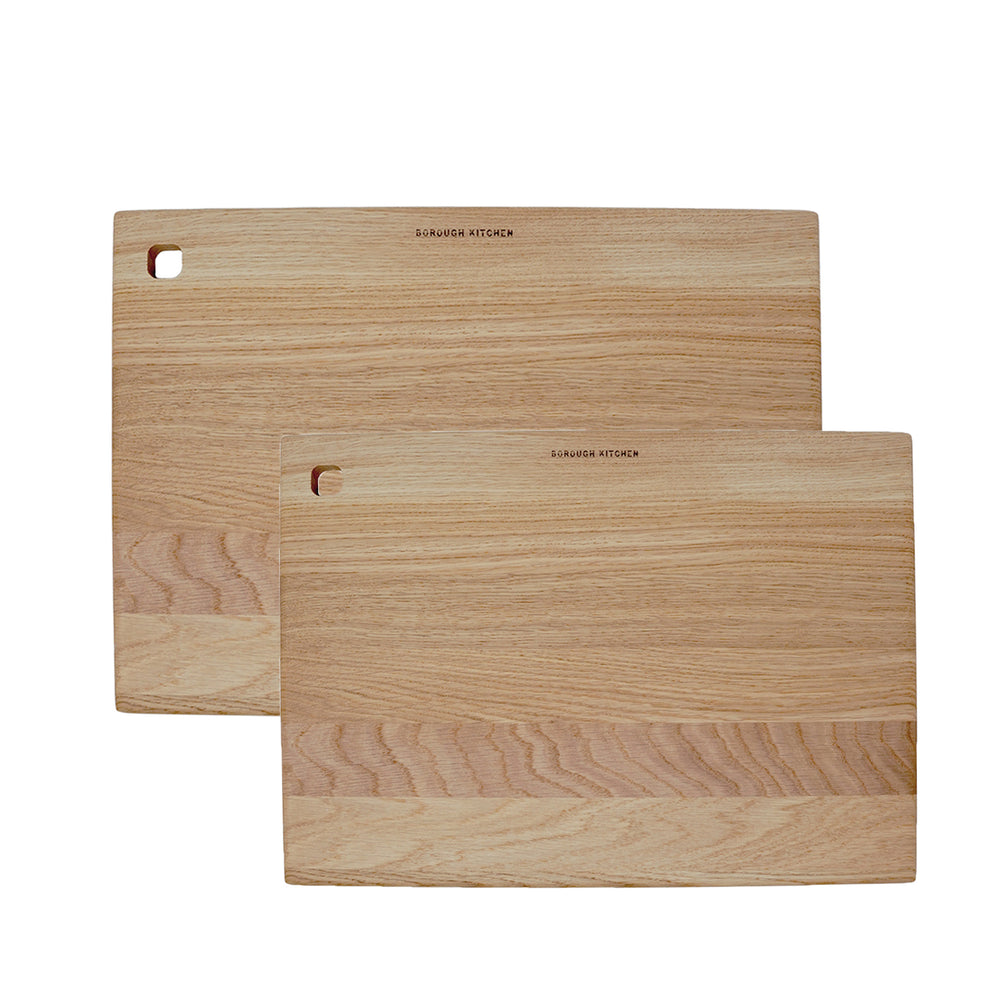 Borough Kitchen Oak Chopping Board / Set of 2